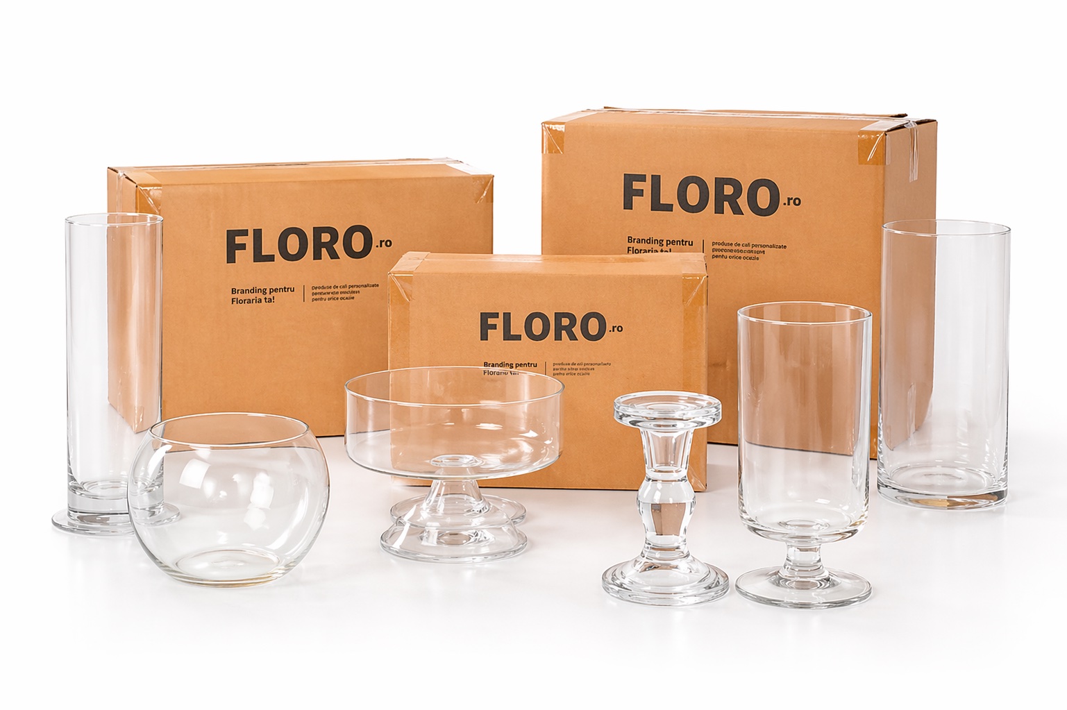 Vas ceramic Picior | H13xD13.5cm | 1 buc | Floro