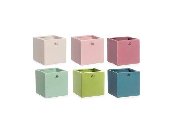 Vas ceramic Cubo
