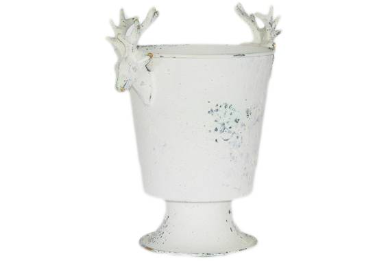 Metal flower pot