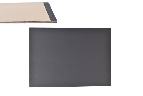 Carton de legatorie 2mm, o fata neagra, una gri