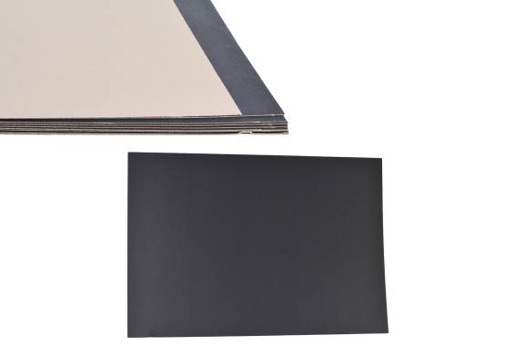 Carton de legatorie 1.5mm, o fata neagra, una gri