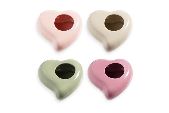 Vas ceramic Heart Hole