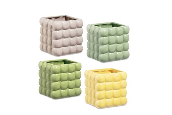 Vas ceramic, Cubo Bubble