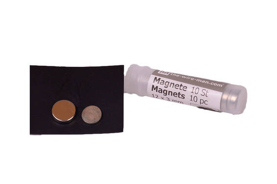 Corsage Magnet + metal disc