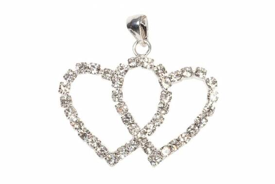 Inimi duble Strass