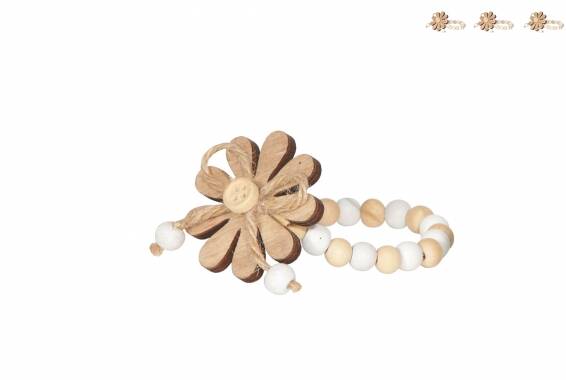 Lemn Flower Bracelet