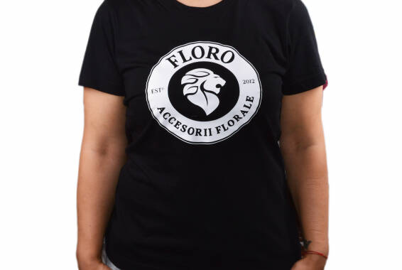 Tricou FLORO Black